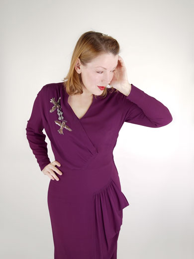 item183.3-40s-vintage-plum-rayon-dress-sequins-beaded-swallows-hearts.jpeg