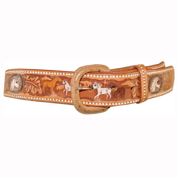 s6382a horse embossed belt.jpg