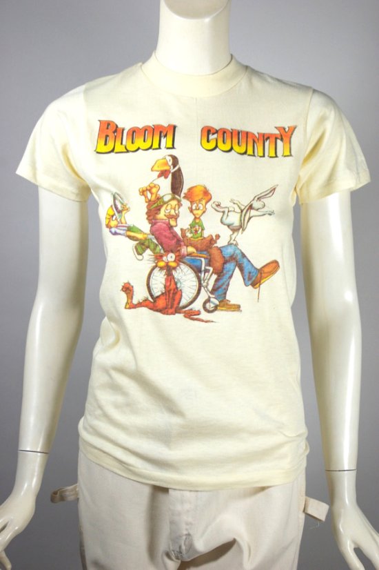 SH123-vintage 80s Bloom County t-shirt 34-36 S Hanes 50-50 - 1.jpg