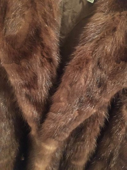 please help to identify and date the fur, is it mink or sable ...
