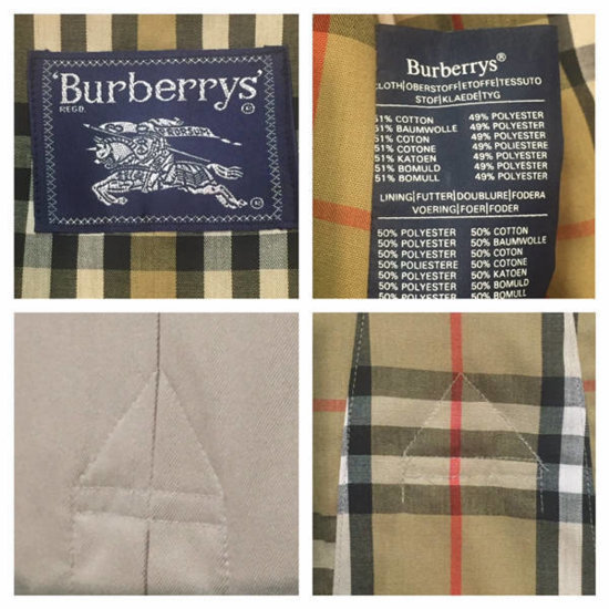 Burberry coat tag online