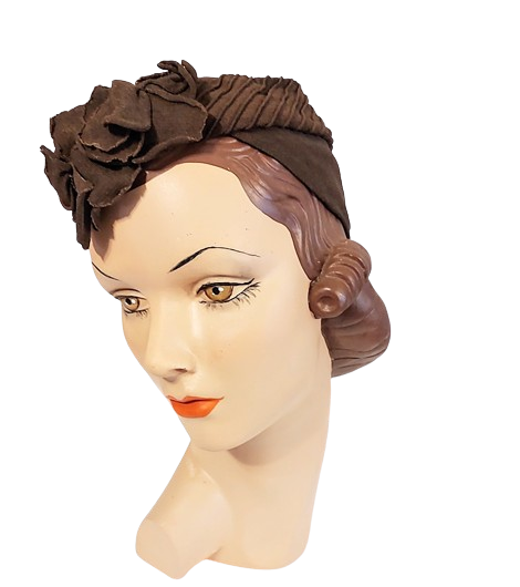 1930s_vintage_brown_rayon_small__hat_with_flower_front_turban-removebg-preview.png