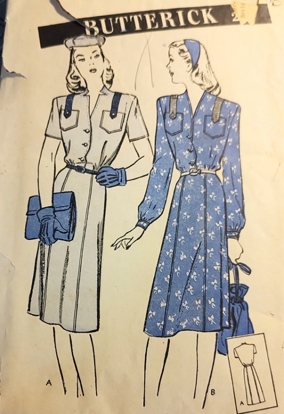 1940s vintage day dress sewing pattern.jpg