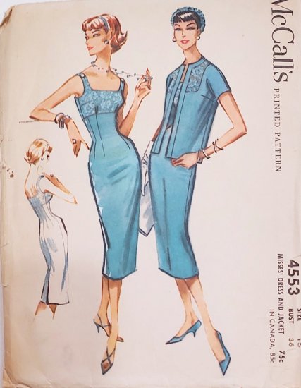 1950s mccalls sheath slim dress jacket pattern.jpg
