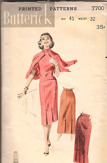 1950s vintage fitted skirt pattern,med size,another tmie vintage apparel.jpg