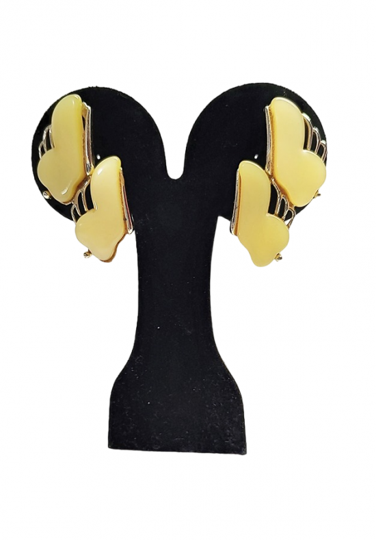 1960s large yellow lucite vintage earrings wing shape-PhotoRoom.png-2.png