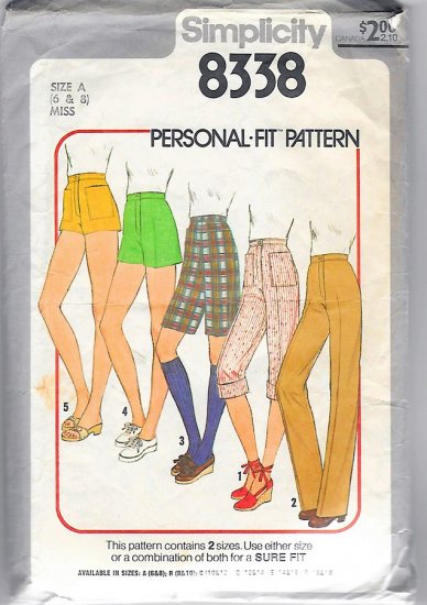 1970s sewing pattern,simplicity,pants,shoert,capris,short shorts,pin up.jpg