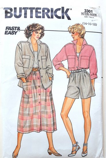 1980s over size blouse, skirt,shorts,betterick,large.jpg
