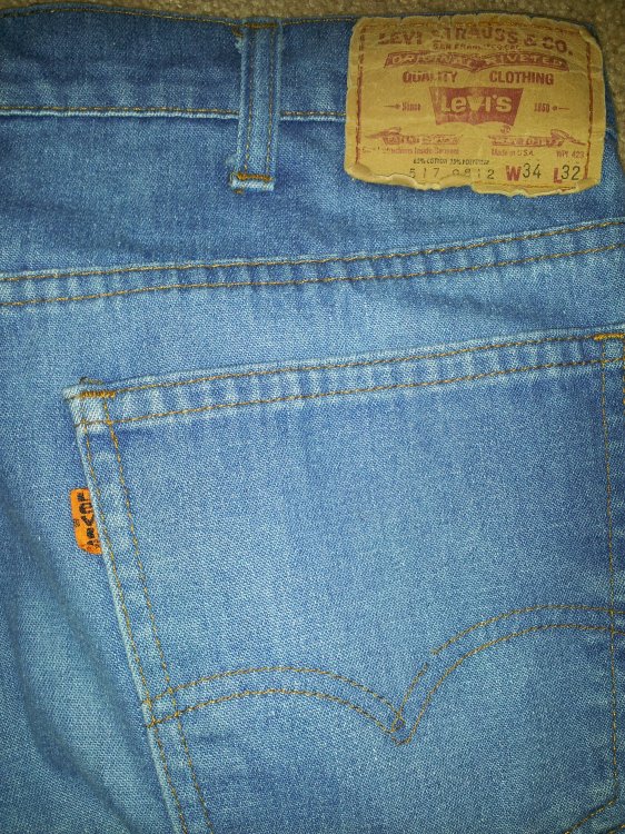 levi's the original jeans label