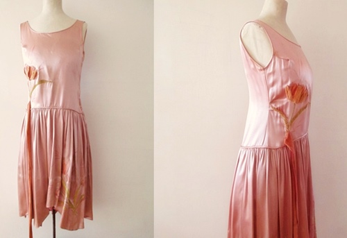 20s antique vintage pink silk dress, wedding dress,gatsby,anothertimevintageapparel.jpg