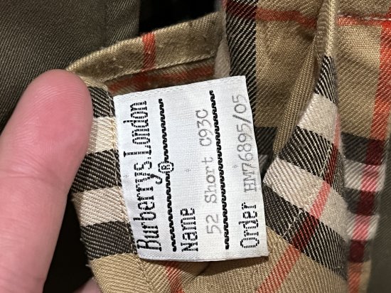 Can someone please help me date this Burberry trenchcoat? | Vintage Fashion  Guild Forums