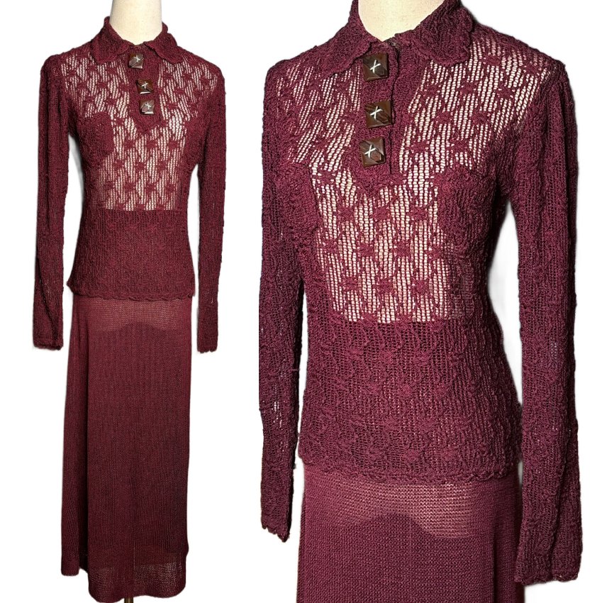 30s 40s merlot knit skirt set gallery.JPEG