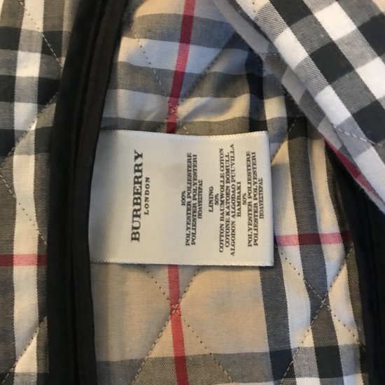 Found Burberry Quilted Jacket thrift store. Real or Fake? | Vintage Fashion Guild Forums