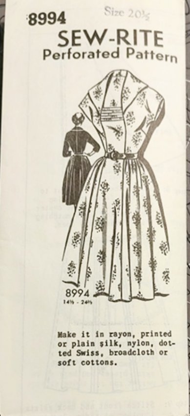 50s dress pattern sew right unused large size.jpg