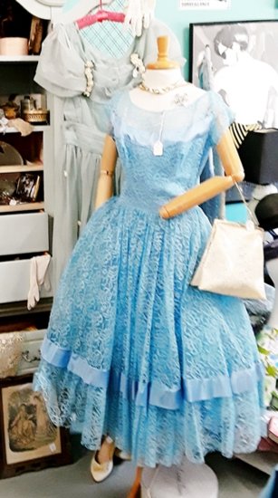 50s vintage lace net gown,anothertimevintageapparel.jpg
