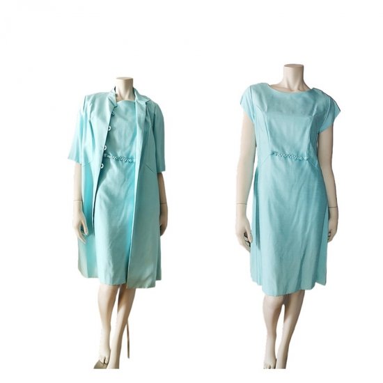 60s aqua blue coat and dress set vintage another time vintage apparel 1.jpg