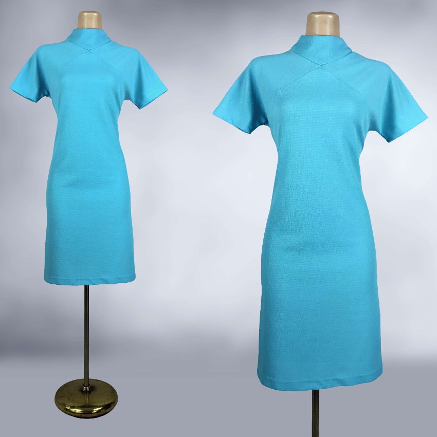 60s atomic turquoise shift dress pc1.jpeg