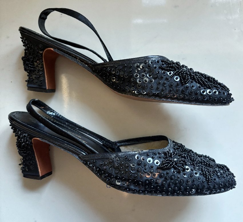 60s black beaded heels full.JPEG