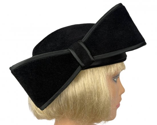 60s Black Felt Hat.jpg