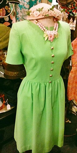 60s style 90s dress lime green.anothertimevintageapparel.jpg