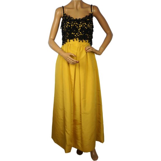 60s-Yellow-Silk-Black-Lace-Gown-w-Wrap-1.jpg