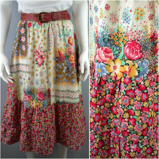 70s tiered floral skirt collage.jpg