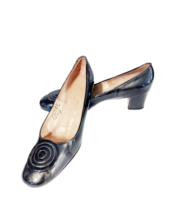 andrew geller 1960s ladylike shoes pumps unworn vintage grey 1.png