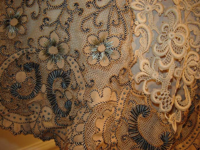 Antique Lace and Embroidered Cape 4.jpg