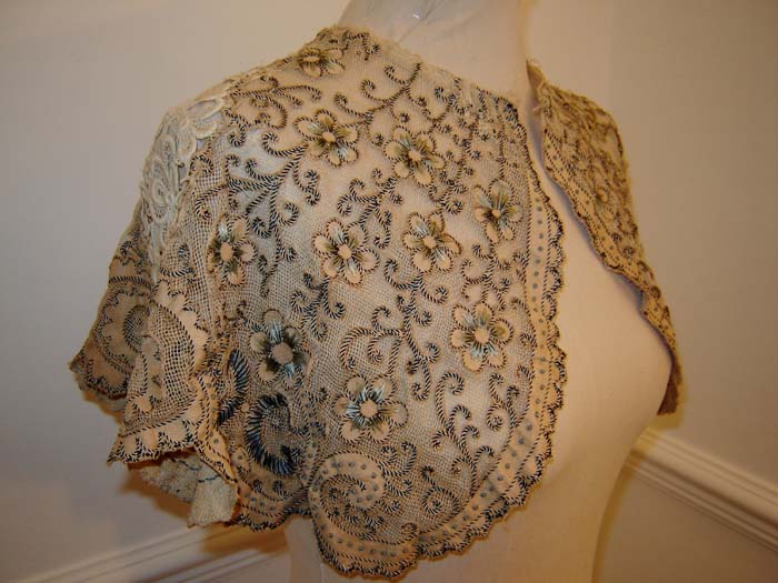 Antique Lace and Embroidered Cape.jpg