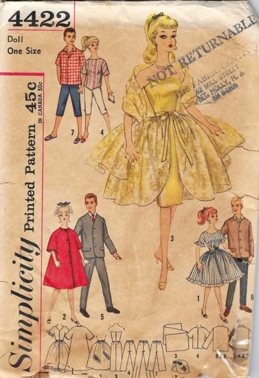 barbie ken doll sewing pattern wardrobe 1960s.jpg