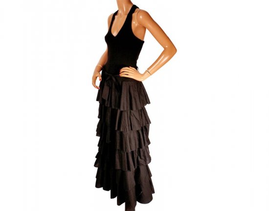 Black 80s Cotton Dress tiers.jpg