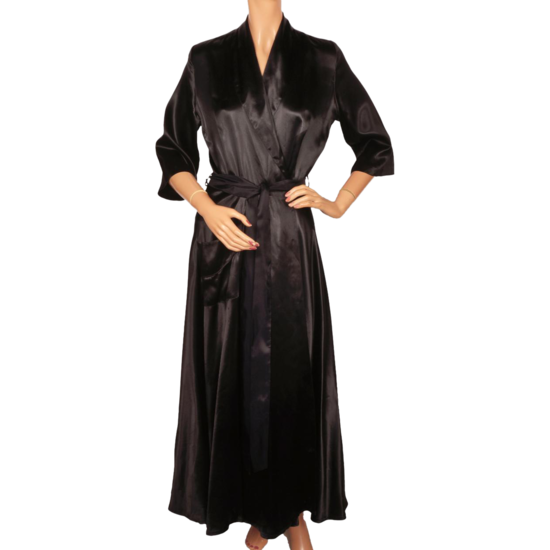 Black Satin Dressing Gown.png