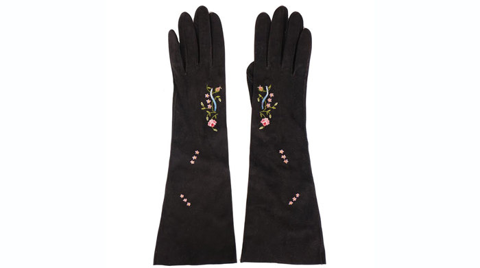 Black Suede Embroidered Gloves 1 vfg.jpg