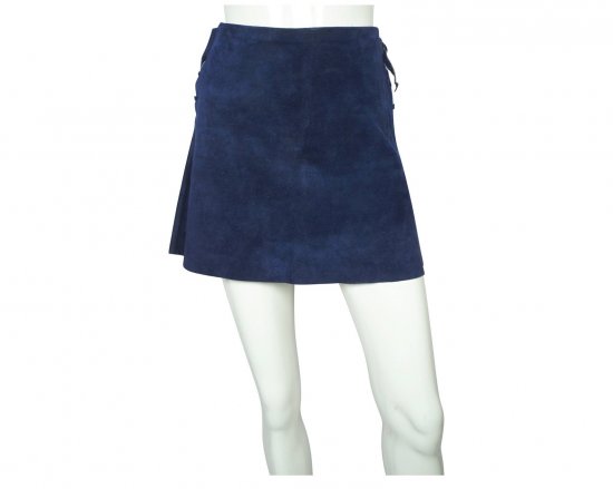 Blue Suede Mini Skirt 1.jpg