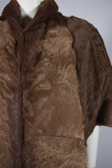 C159-brown fur capelet stole 1950s evening wrap - 03.jpg