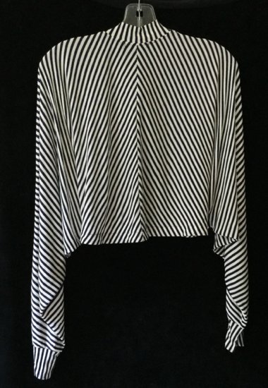 my first Commes des Garcons! b/w striped top, coming up empty