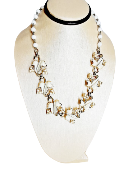 coro leaf enamel white necklace 1.png