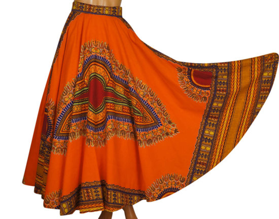 Dashiki Print Skirt.jpg