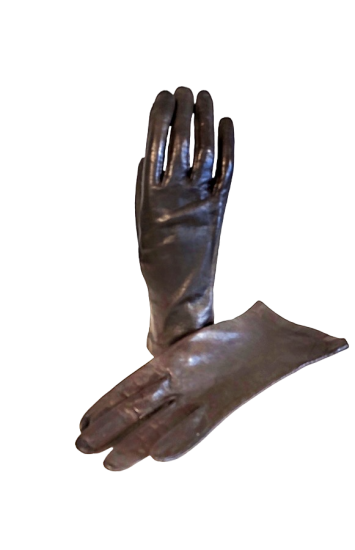 deep brown real leather 1950s wrist gloves lined 1-PhotoRoom.png-PhotoRoom.png