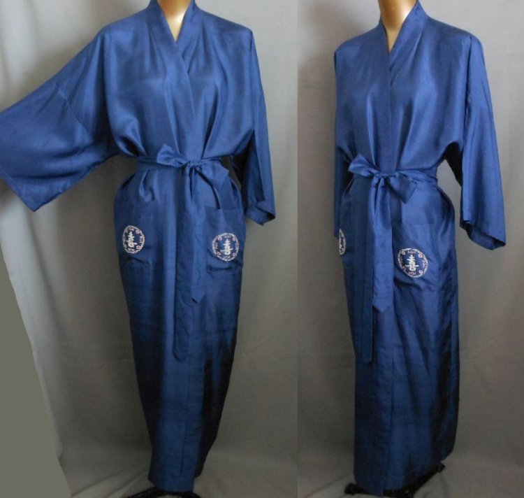 double blue embroidered silk robe - full front and full side.jpg