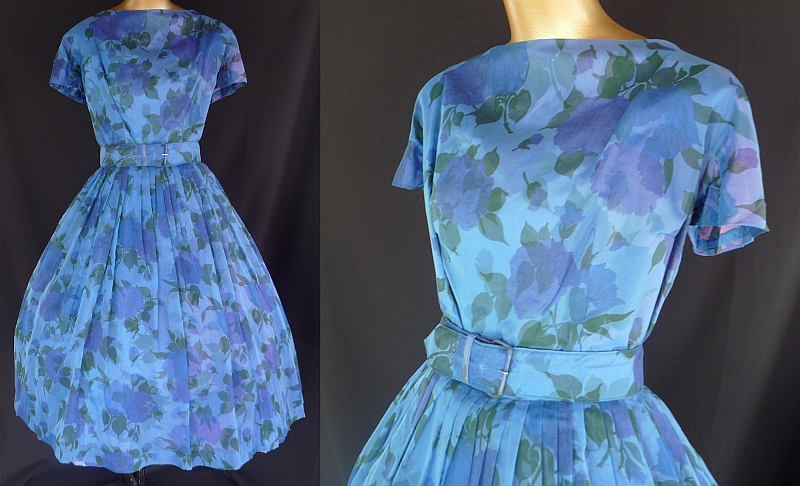 double blue floral dress - full front and side closeup front.jpg