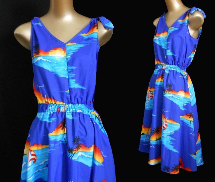 double blue hawaii dress - half front and full side.jpg