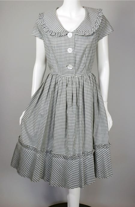DR1018-Georgia Bullock 1950s dress gingham full skirt - 3.jpg