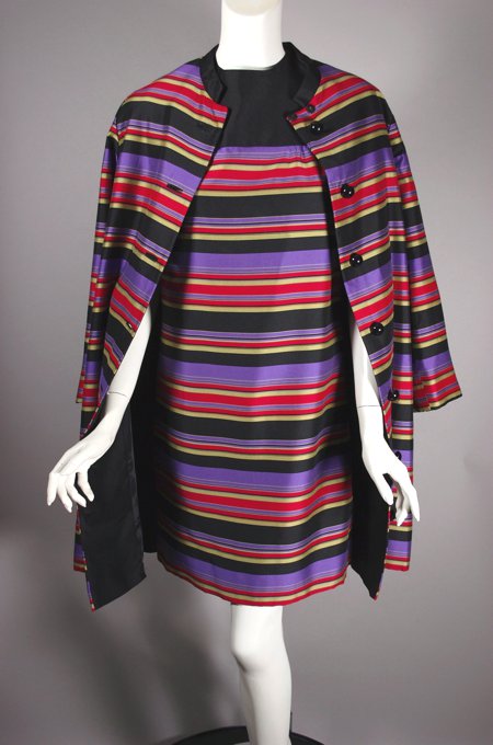 DR1188-1960s dress coat set mod 60s stripes alaskine - 5.jpg
