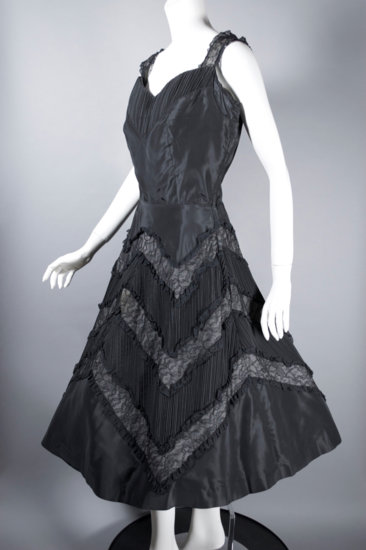 DR1249-plus size 1950s party dress full skirt black lace - 07.jpg