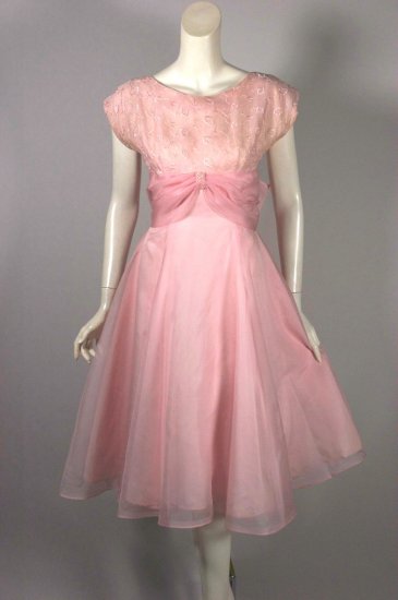 DR1372-pastel pink silk organza 1950s party dress full skirt - 03.jpg