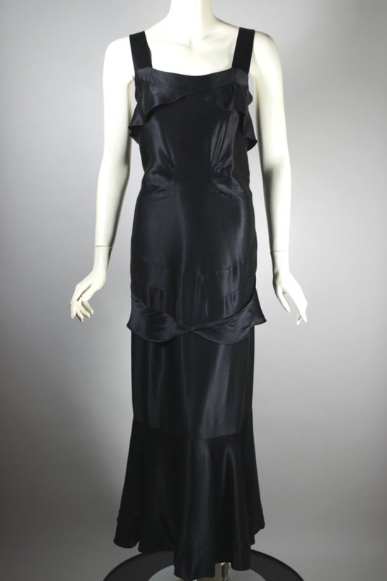 DR1502-black satin bias cut 1930s evening dress gown - 02.jpeg