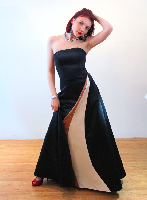 Dress_Jessica-McClintock_Strapless-Rhinestone_Black-White-Brown_Gown_NEYT-C_05.JPG