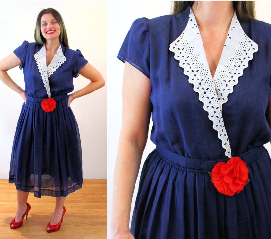 Dress_Leslie-Fay_NOS_Navy_White-Lace-Collar_Red-Flower_BRB10122-566_001.JPG