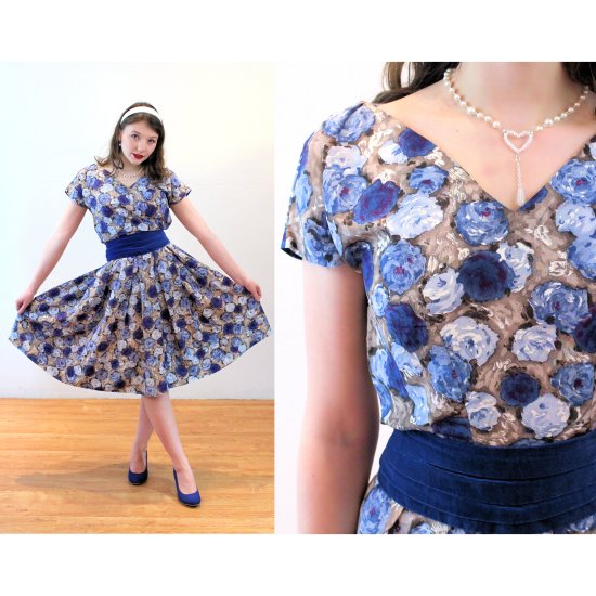 Dress_Two-Piece_Blue-Brown-Floral_Blue-Velvet-Cummerbund_JP-BJ112120-660_001.JPG